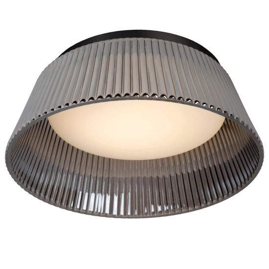 VIXI Plafon Ø 35 cm LED Dim. 1x17,6W 2900K przydymiony szary 25115/35/65 Lucide - zdjęcie dodatkowe 3